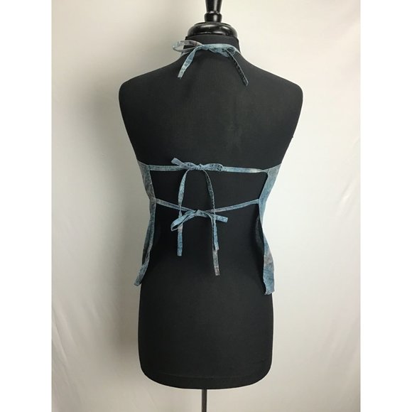 Batik Dyed, Backless Halter, size small - Picture 2 of 7